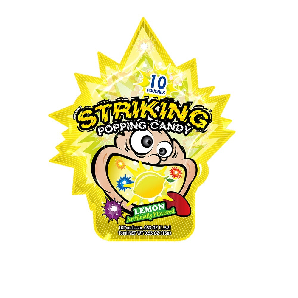 Striking Popping Candy - Lemon