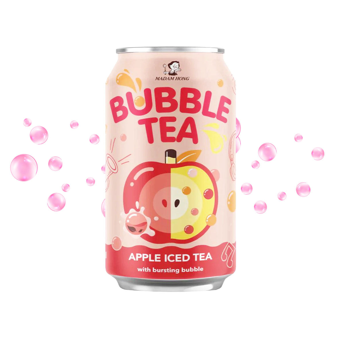 Madam Hong Bubble Tea - Apple 320ml inkl. Pfand