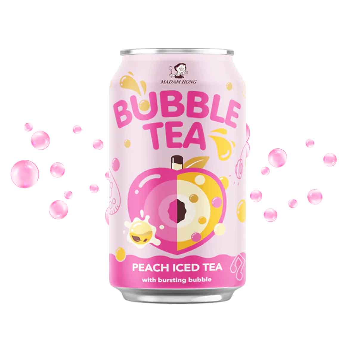 Madam Hong Bubble Tea - Peach 320ml inkl. Pfand