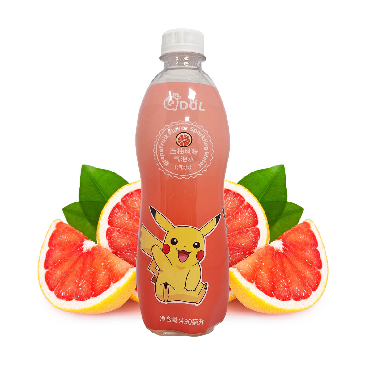 QDOL Pokemon Grapefruit Flavor Sparkling Water 490ml inkl. Pfand