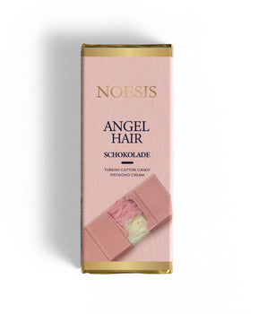 Noesis | Angel Hair, Ruby Schokolade mit Pistaziencreme & Zuckerwatte 75g