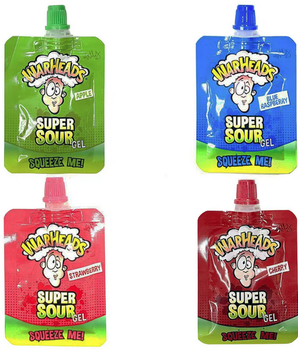 Warheads | Super Sour Gel • 4 Geschmackssorten • 20g