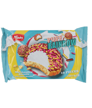 Mindy | Puff Rainbow Marshmallow Biscuit • 120g