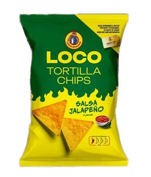 Loco | Tortilla Chips Salsa Jalapeno • 100g